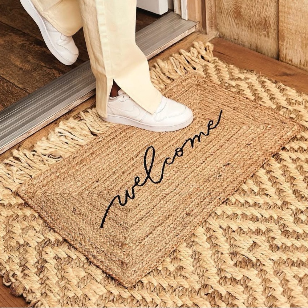 Natural Fiber Welcome Doormat